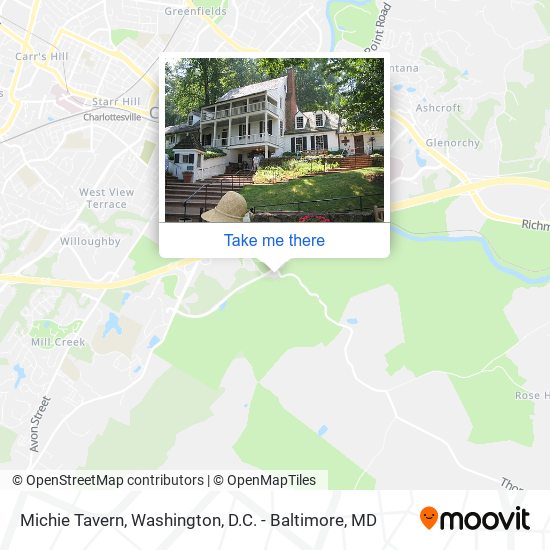 How to get to Michie Tavern in Washington, D.C. - Baltimore, MD by bus ...