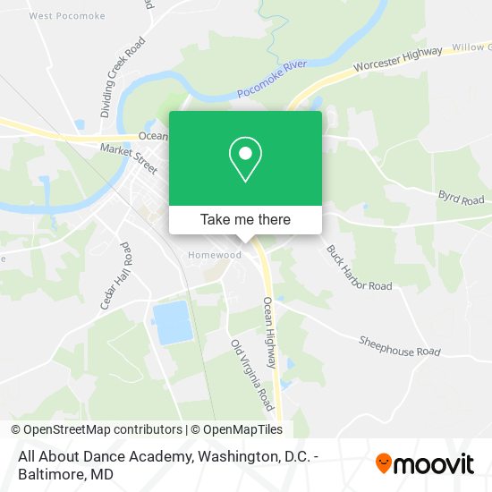All About Dance Academy map