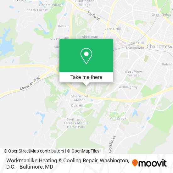 Mapa de Workmanlike Heating & Cooling Repair
