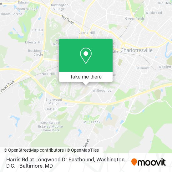 Harris Rd at Longwood Dr Eastbound map