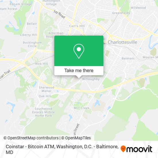Coinstar - Bitcoin ATM map