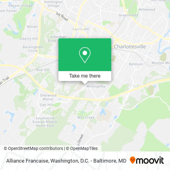 Alliance Francaise map