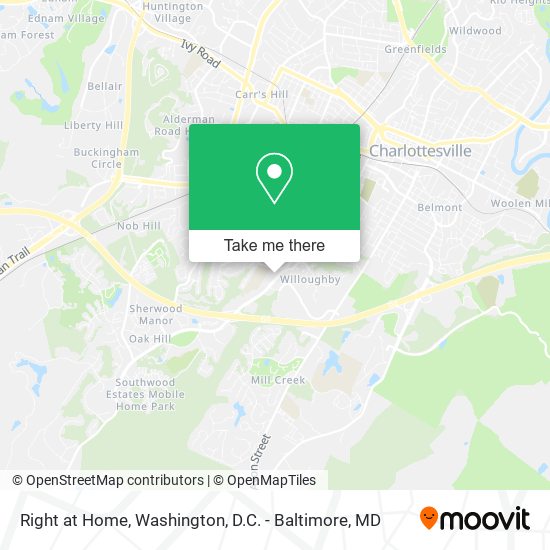 Mapa de Right at Home