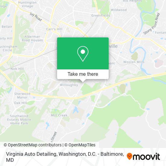 Virginia Auto Detailing map