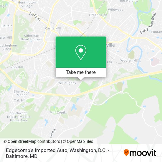 Edgecomb's Imported Auto map