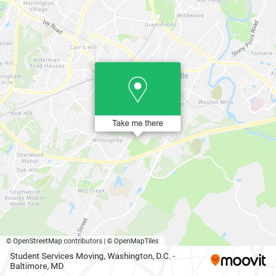 Student Services Moving map