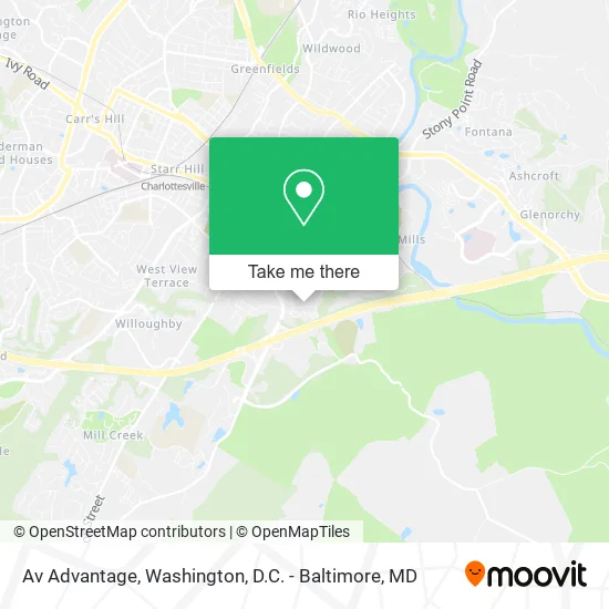 Av Advantage map