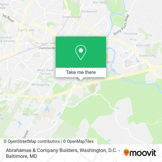 Abrahamse & Company Builders map