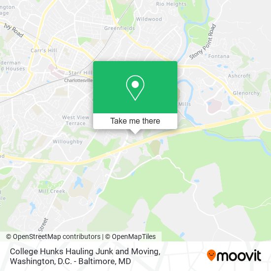 Mapa de College Hunks Hauling Junk and Moving