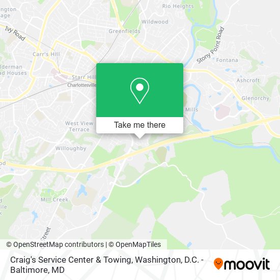 Craig's Service Center & Towing map