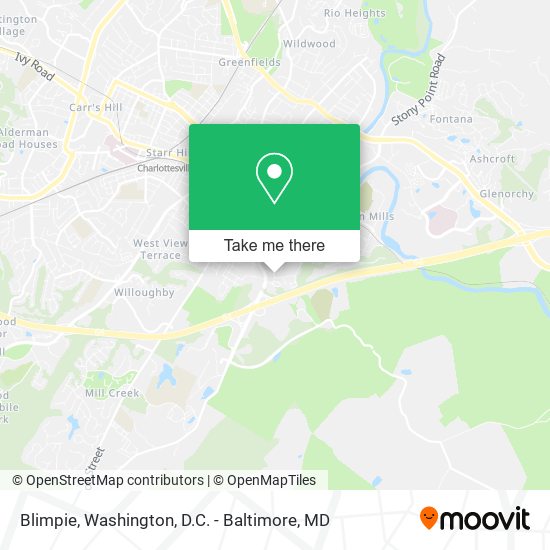 Mapa de Blimpie