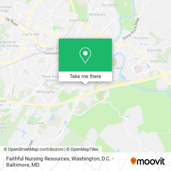 Mapa de Faithful Nursing Resources
