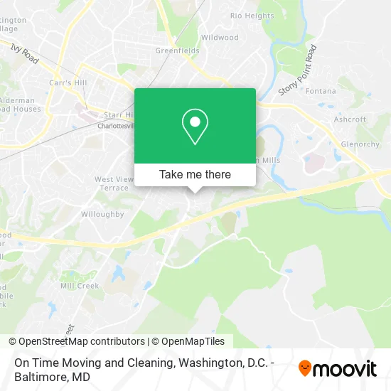 On Time Moving and Cleaning map