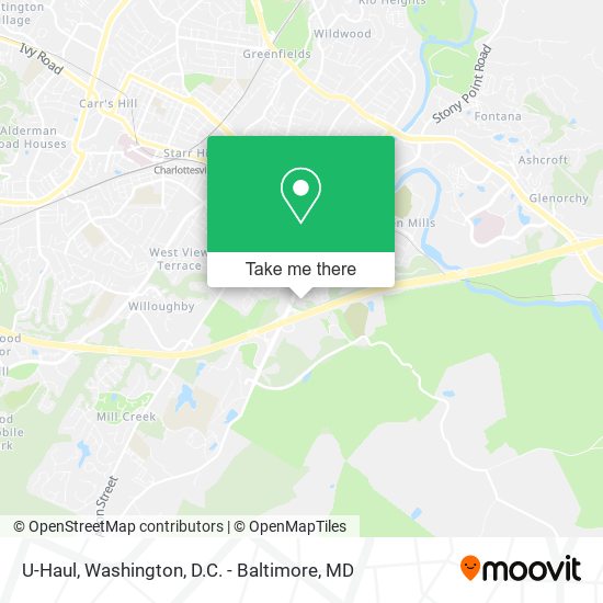 Mapa de U-Haul