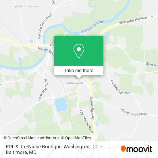 RDL & Tre-Nique Boutique map