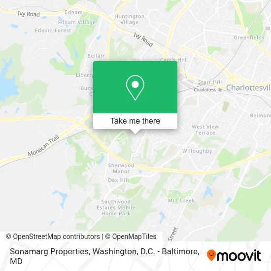 Sonamarg Properties map