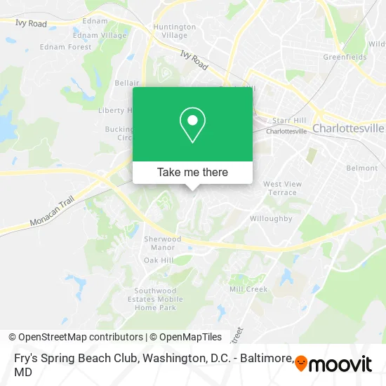 Mapa de Fry's Spring Beach Club