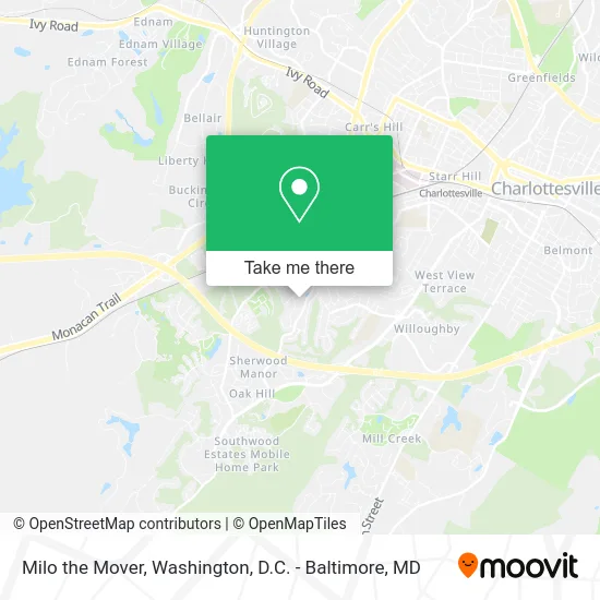Milo the Mover map