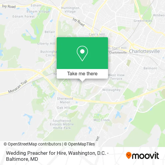 Mapa de Wedding Preacher for Hire