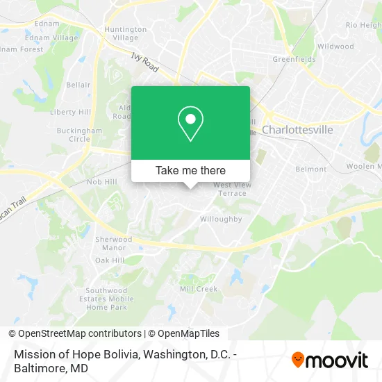 Mapa de Mission of Hope Bolivia