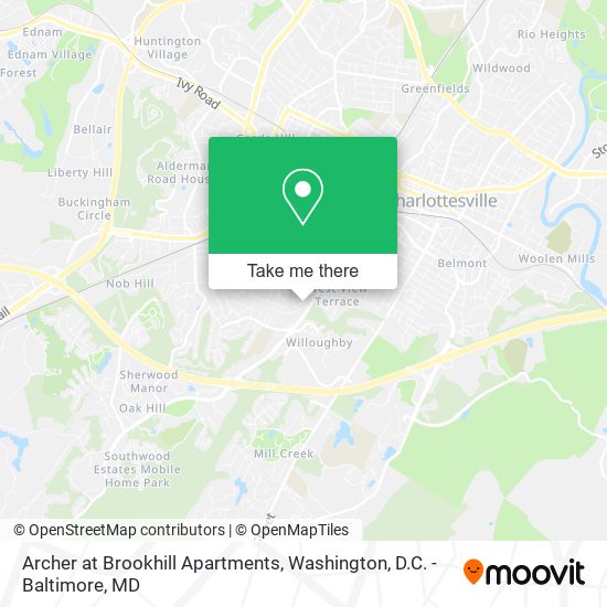 Mapa de Archer at Brookhill Apartments