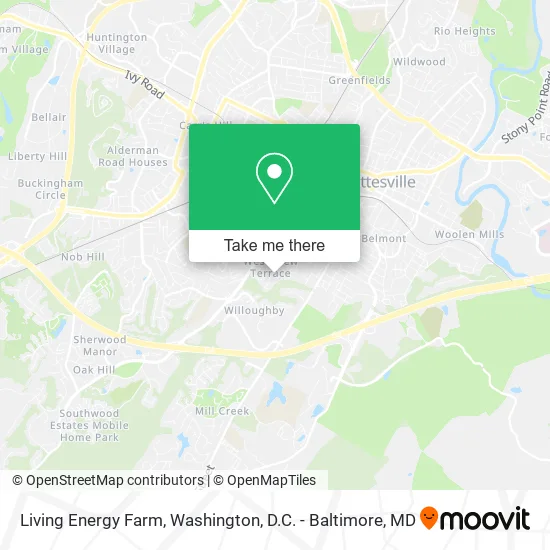 Mapa de Living Energy Farm
