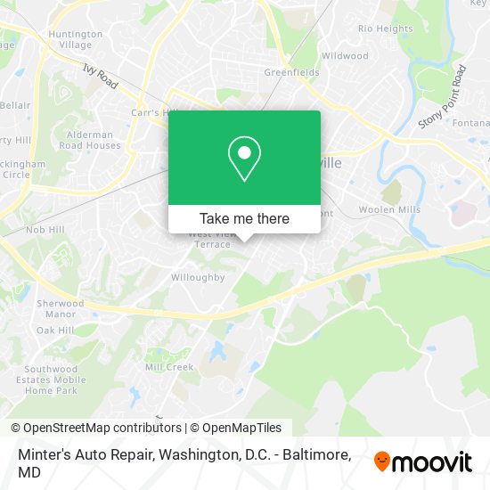 Mapa de Minter's Auto Repair