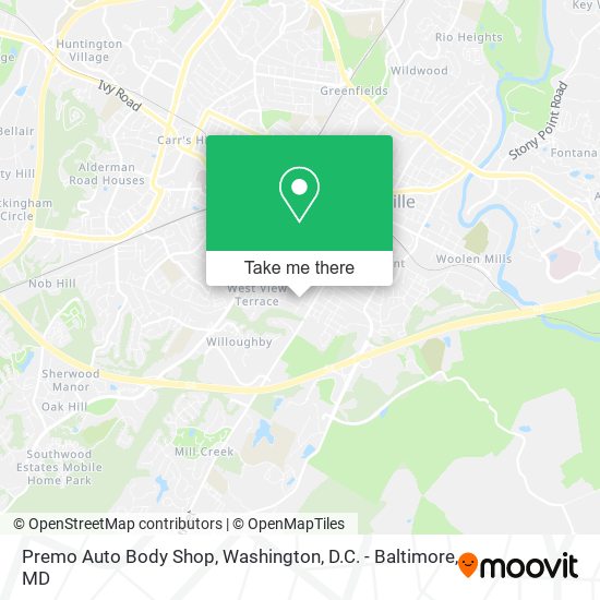 Premo Auto Body Shop map