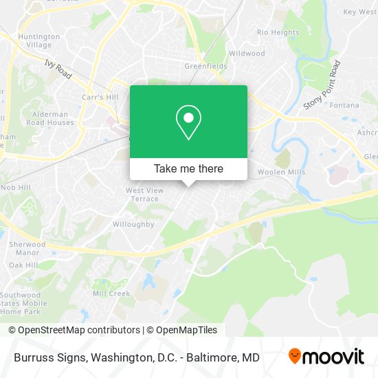 Mapa de Burruss Signs