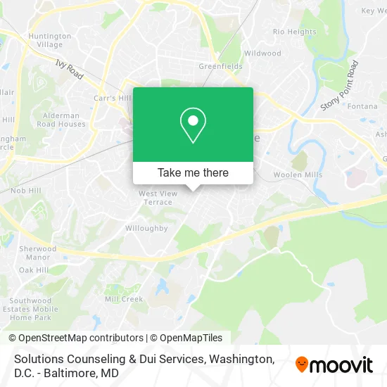 Mapa de Solutions Counseling & Dui Services