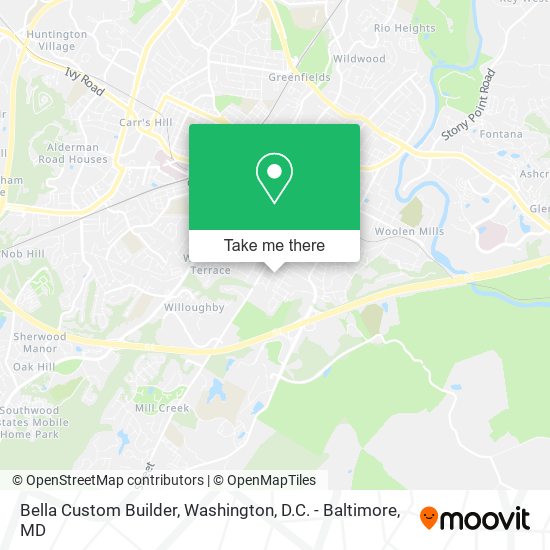 Bella Custom Builder map