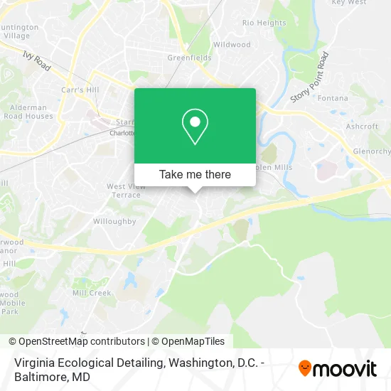 Virginia Ecological Detailing map