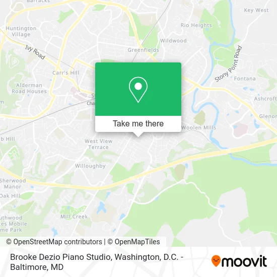 Brooke Dezio Piano Studio map