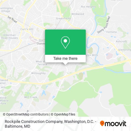 Rockpile Construction Company map