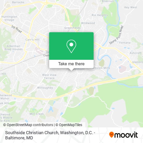 Southside Christian Church map