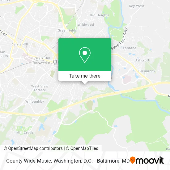 County Wide Music map