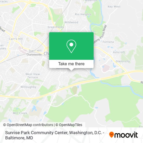 Mapa de Sunrise Park Community Center