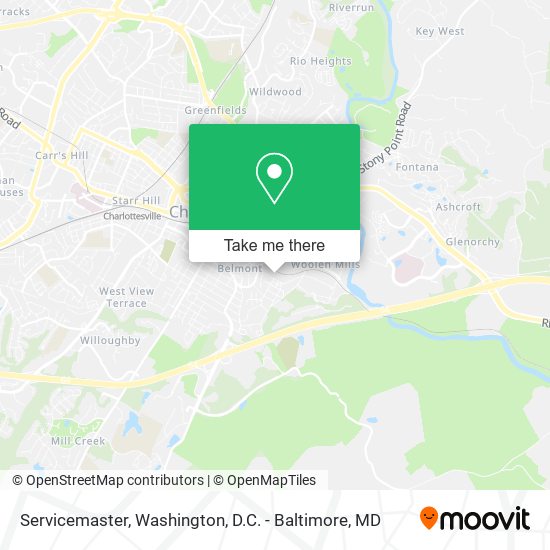 Servicemaster map