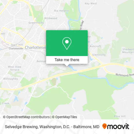 Selvedge Brewing map