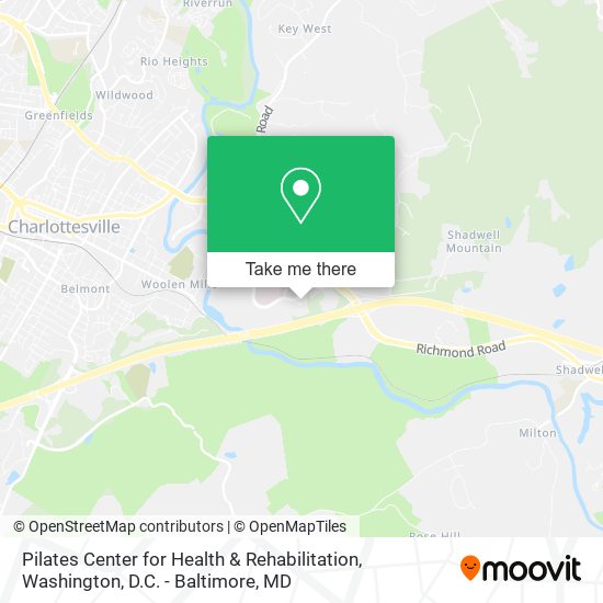 Pilates Center for Health & Rehabilitation map