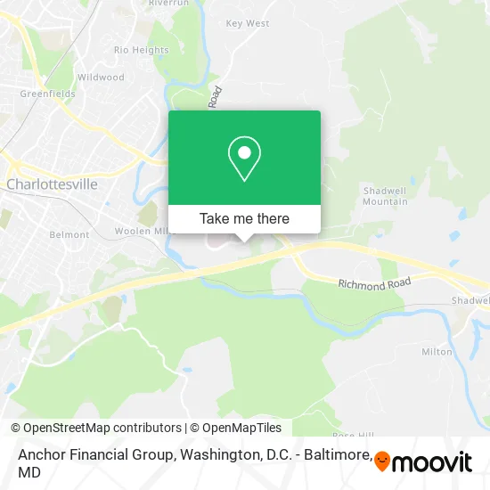 Anchor Financial Group map