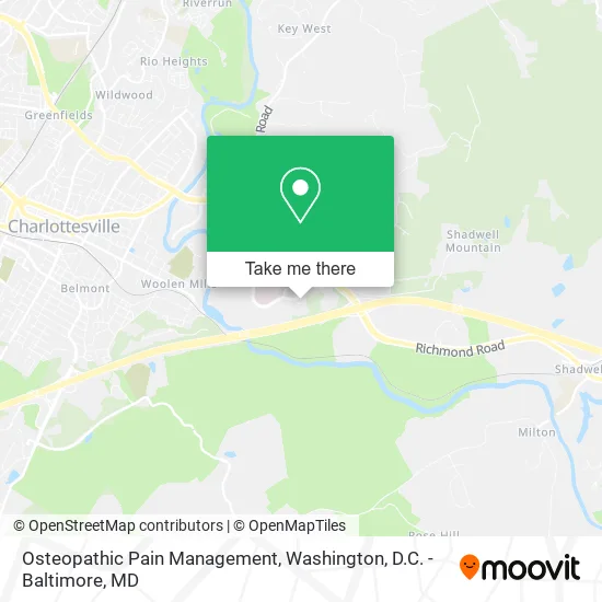 Osteopathic Pain Management map