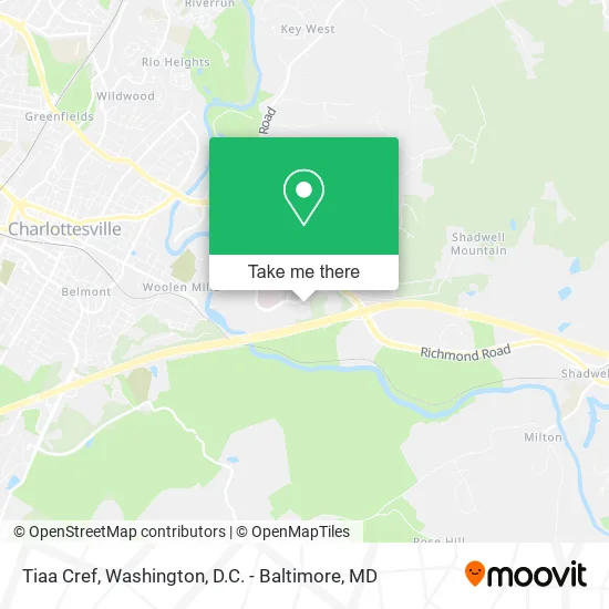 Tiaa Cref map