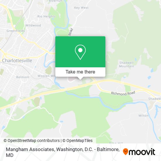 Mangham Associates map