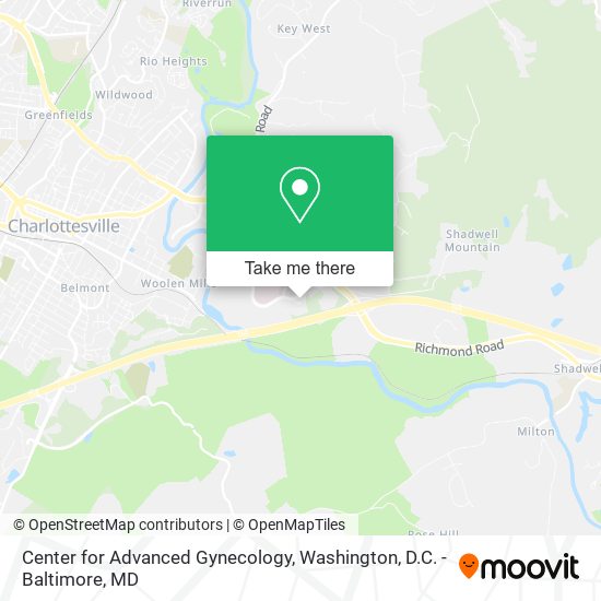 Mapa de Center for Advanced Gynecology