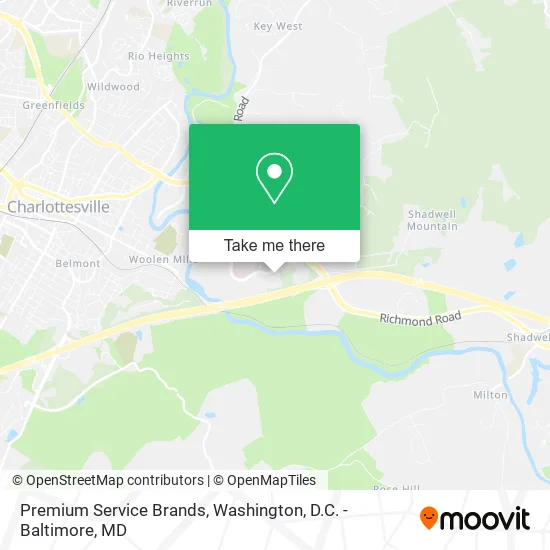 Premium Service Brands map
