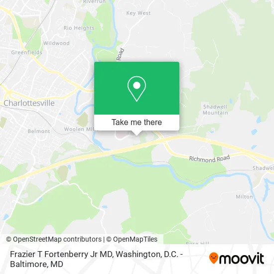 Frazier T Fortenberry Jr MD map