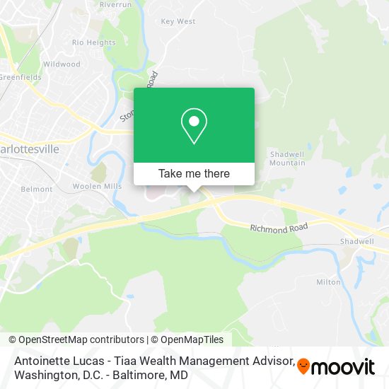 Mapa de Antoinette Lucas - Tiaa Wealth Management Advisor