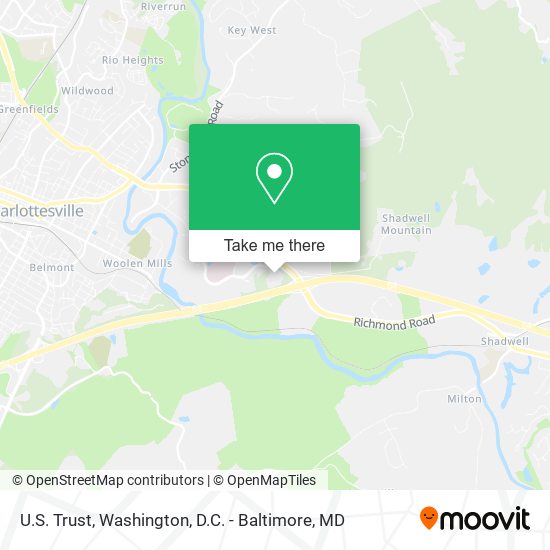 U.S. Trust map