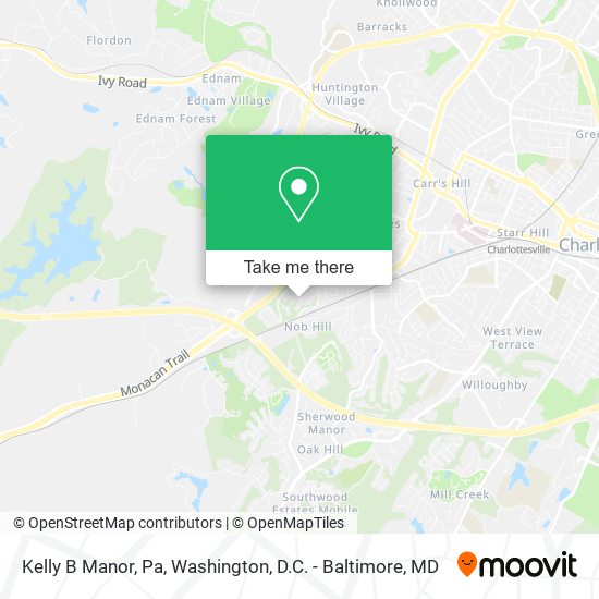 Kelly B Manor, Pa map